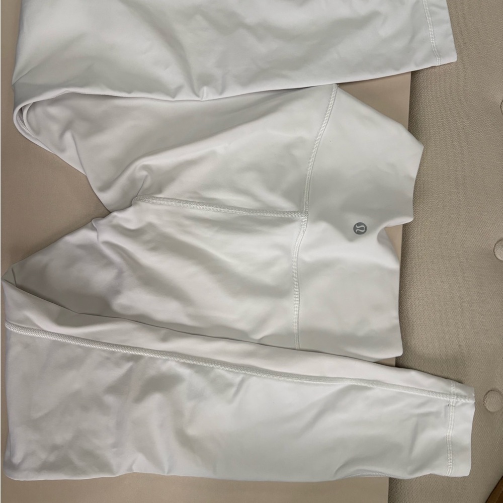 Lululemon White Athletic Leggings